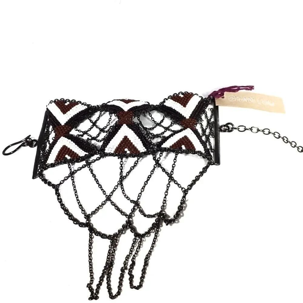 Nwt Chan Luu beaded cuff bracelet chain